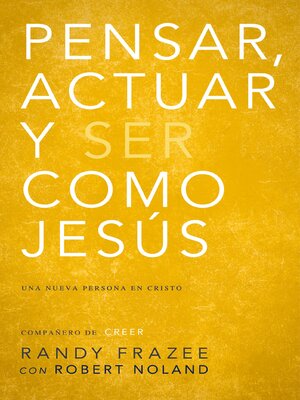 cover image of Pensar, actuar, ser como Jesús